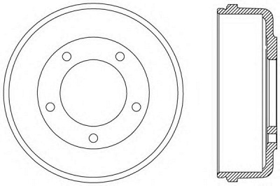 OPEN PARTS bad907410 -  Тормозной барабан